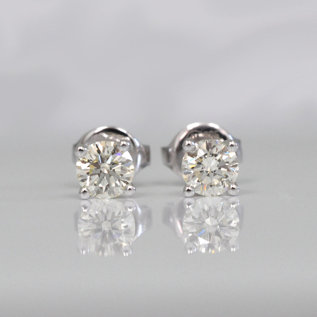 Classic Stud Diamond Earrings