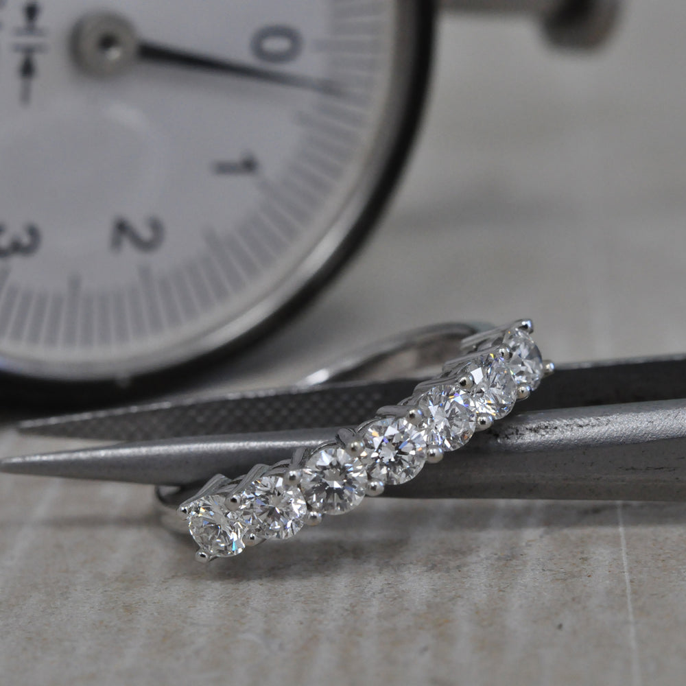 white gold 7 Stones Diamond Ring (0.9ct. tw.)